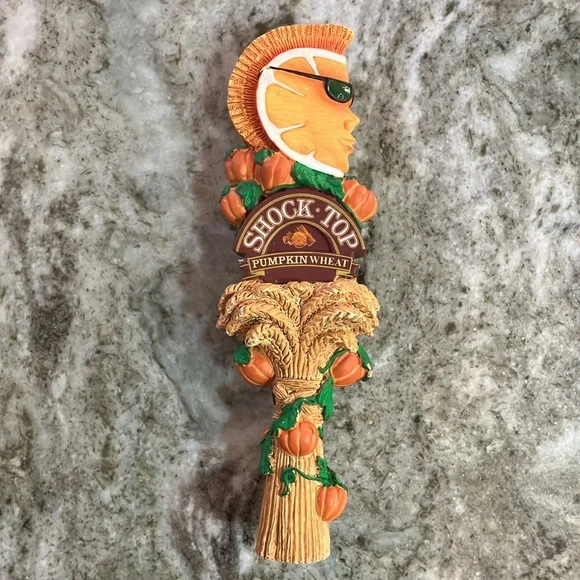 Shock Top Pumpkin Wheat Beer Tap Handle - Picture 2 of 4